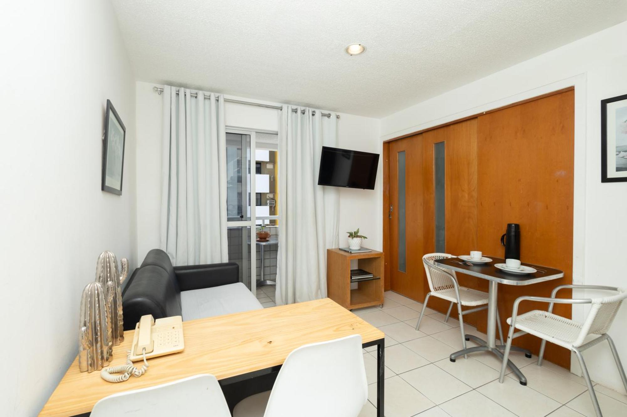 Vista Mar E Lagoa - Cozinha E Frigobar - Apartamento Flat Proximo A Praia São Luís المظهر الخارجي الصورة