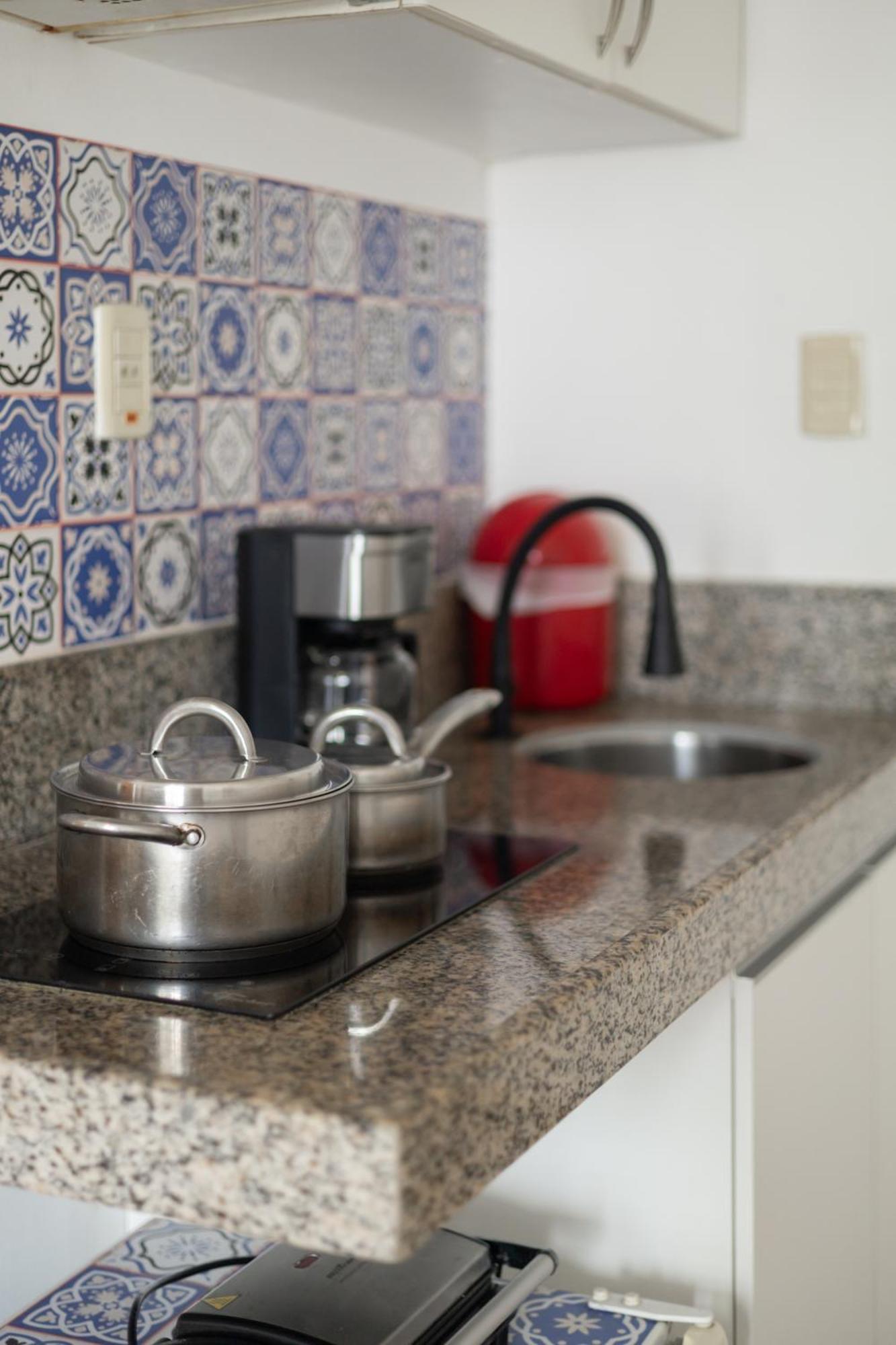 Vista Mar E Lagoa - Cozinha E Frigobar - Apartamento Flat Proximo A Praia São Luís المظهر الخارجي الصورة